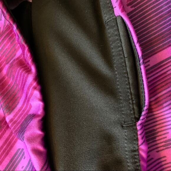 RBX Workout Running Leggings Black Mesh & Pink Purple Medium NWT - Picture 11 of 12